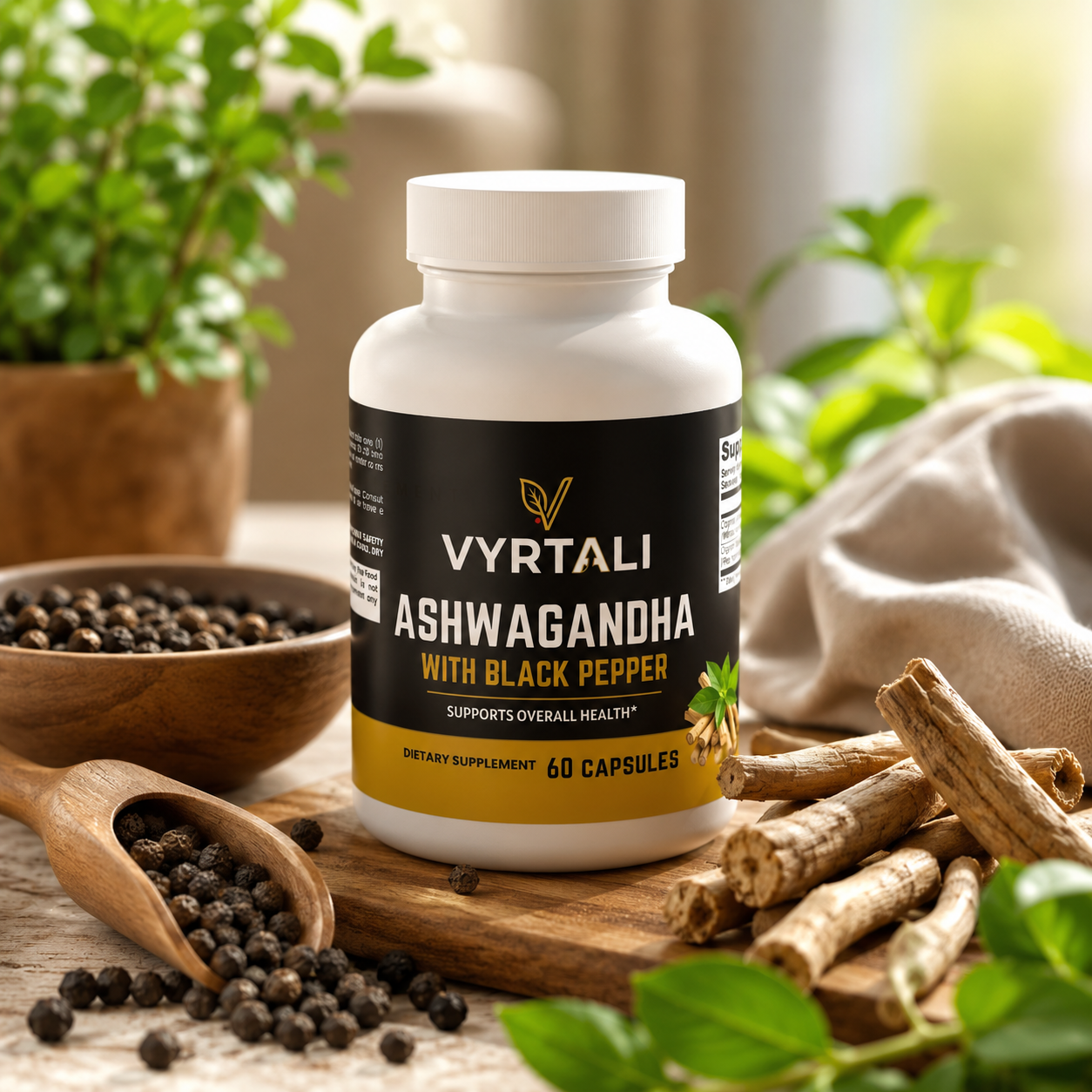 Vyrtali Ashwagandha with Black Pepper